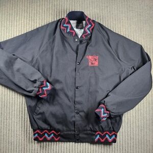 VTG 1987 Lee Western George Dickel Merle Haggard George Straight Tour Jacket Lrg